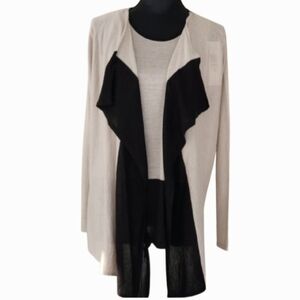 NEW TanJay Twin Sweater Set, Delicate Knit Spring 'Maize Mix' (M)